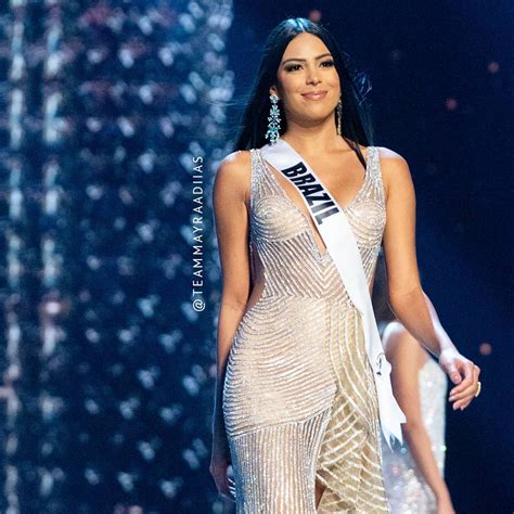 Mayra Dias Top 20 De Miss Universe 2018primeira Finalista De Rainha