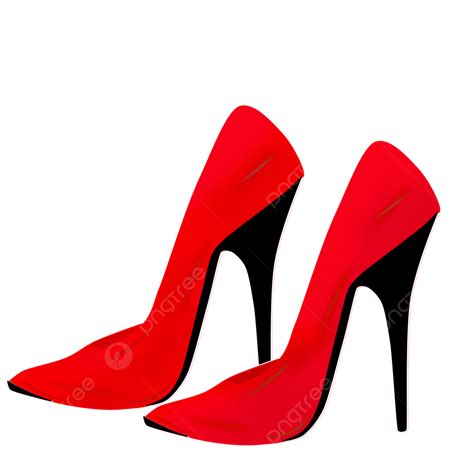 รูปรองเท้าส้นสูงสีแดง Png รองเท้าส้นสูง รองเท้า รองเท้าการ์ตูนภาพ