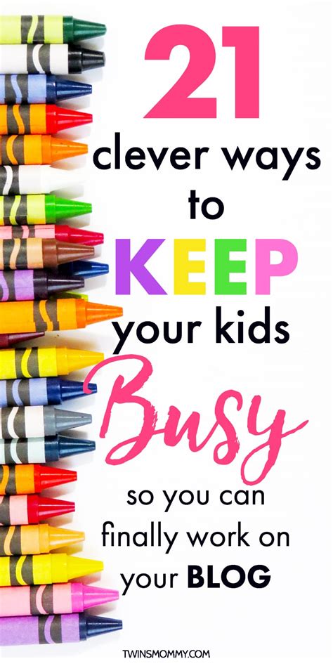 21 Clever Ways To Keep Kids Busy So You Can Finally Work On Your Blog