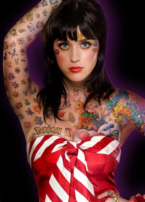 Perry Katy Perry Tattoos Pokemon Tattoo Katy Perry Body