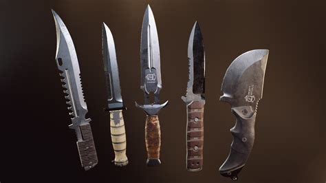 Knives Vol1 4k Textured Fps Tactical Knives In Props Ue Marketplace