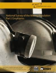 Cdc Mining National Survey Of The Mining Population Part I