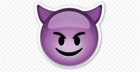 Emojis Purple Devil Emoji Png Klipartz