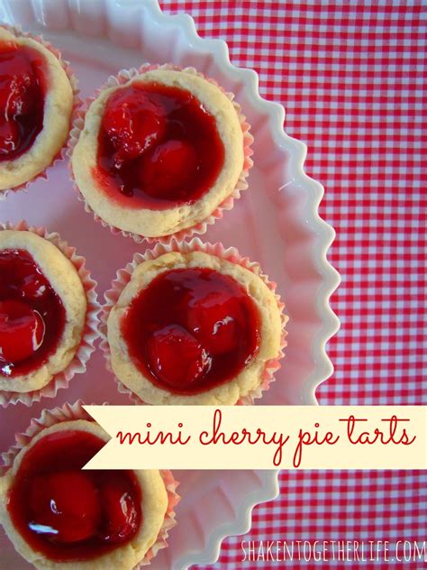 Mini Cherry Pie Tarts With Easy Cream Cheese Pie Crust