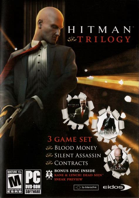 Hitman Trilogy 2007 Windows Box Cover Art Mobygames