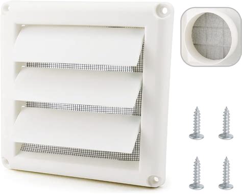 Buy Cenipar Louvered Vent Cover6 Inch For External Wall Vent Hood Air