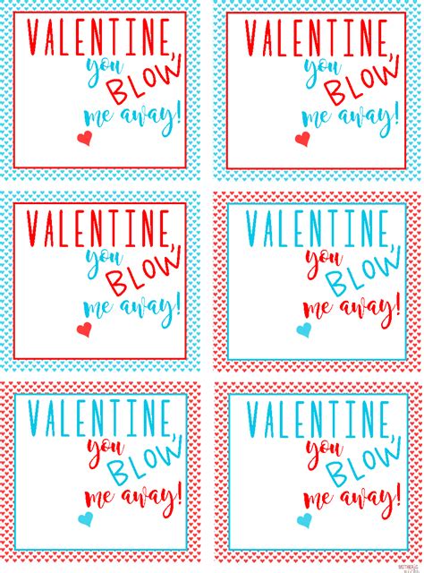 Blow Pop Valentine Free Printable Free Printable Templates