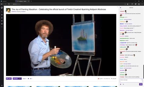 Twitchs Bob Ross Marathon Is The Most Beautiful Thing The Internet Has