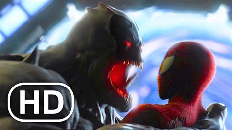 Anti Venom Tries To Eat Spider Man Scene 4k Ultra Hd Youtube