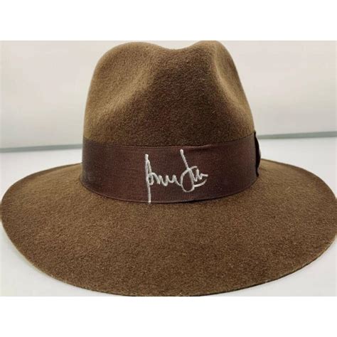 Sold Price Harrison Ford Indiana Jones Autographed Fedora Hat Signed