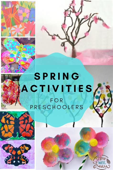 Spring Activities For Preschoolers Preschool Arts And Crafts Spring