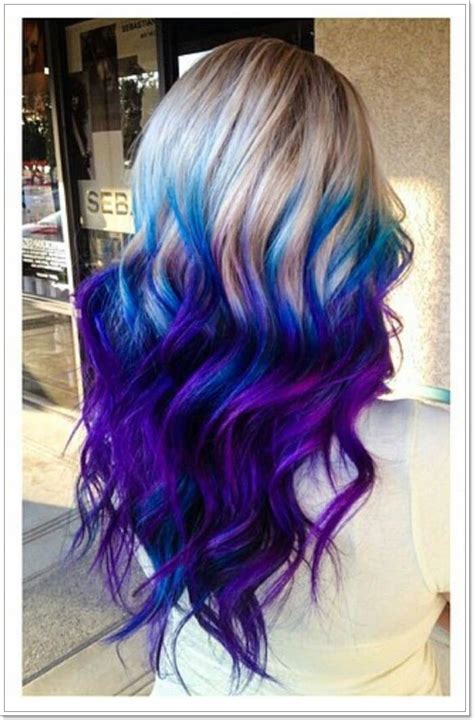 115 Extraordinary Blue And Purple Hair To Inspire You