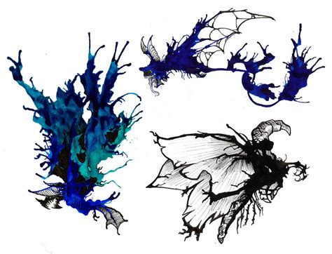 Ink Creatures 3 By Hewryu On Deviantart