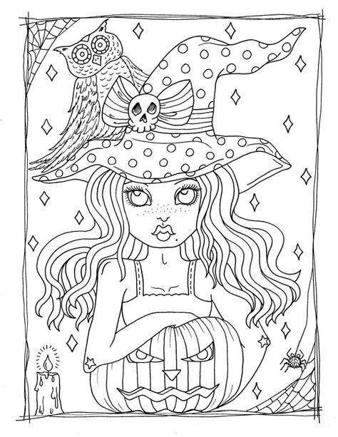 Witch Coloring Pages Printable Coloring Pages Wonder Day