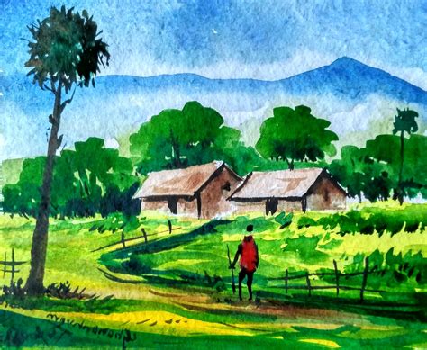 Watercolour Landscapes For Beginners At Getdrawings Free