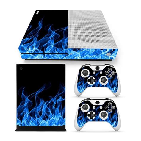 Xbox One S Skin Estampa Fuego Azul Mandalibre Walmart En Línea