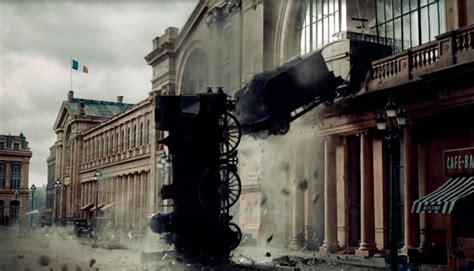 A Train Crash In The Movie Hugo Replicates The Famous 1886 Photo