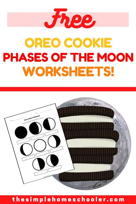 Tasty Oreo Phases Of The Moon Worksheet With Answer Key Free And Easy