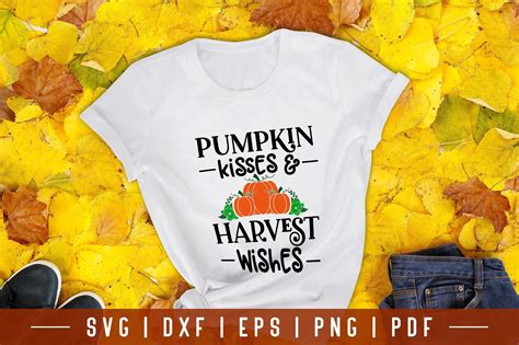 Pumpkin Kisses And Harvest Wishes Svg Graphic By Craftlabsvg · Creative Fabrica