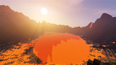 Υυmmγ Volcano 1k1k Minecraft Map