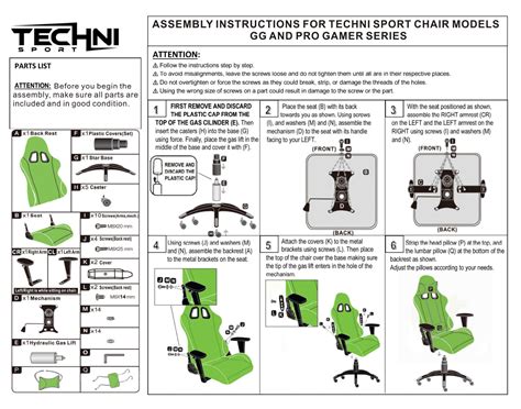 Office Chair Assembly Instructions Pdf Everything Furniture