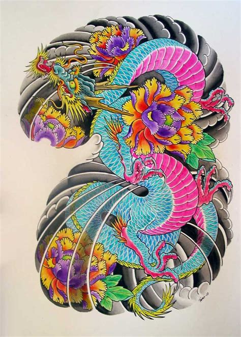 Japanese Dragon Tattoo Drawing Japanese Tattoos Designs Ideas And