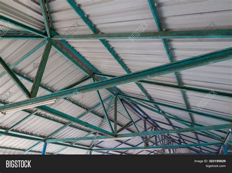 Steel Structure Roof Image And Photo Free Trial Bigstock