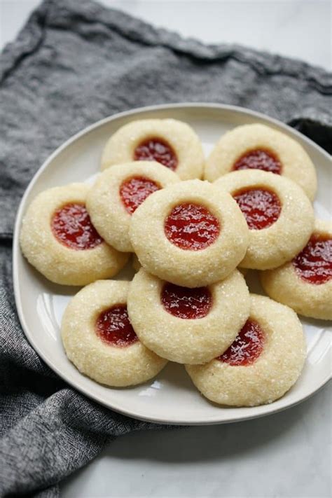 Strawberry Thumbprint Cookies Joyous Apron