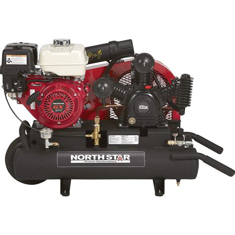 Free Shipping — Northstar Gas Powered Air Compressor — Honda Gx270 Ohv