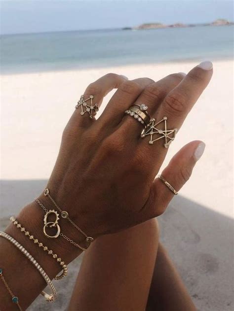 Jewellery Gold Jewellery Gold Rings Gold Bracelet Beach White