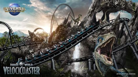 Universal Orlando Resort Reveals New Jurassic World Velocicoaster