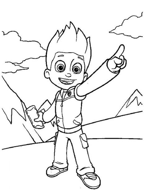 Ryder In Paw Patrol Coloring Page Download Print Or Color Online For