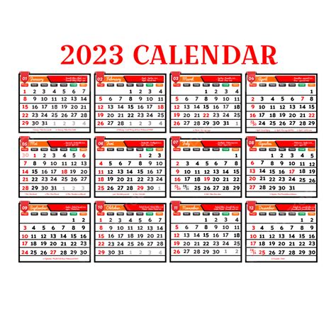Unduh Gratis Kalender 2023 Versi Pdf Png Dan Lengkap Dengan Hari Images And Photos Finder