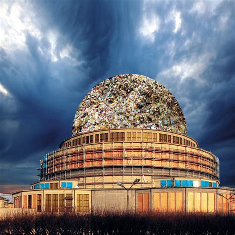 Maldini Recycling Architecture Garbage Dome On Centinential Hall