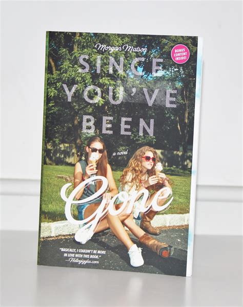 Read With Nelia Book Review Since Youve Been Gone By Morgan Matson