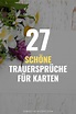 Trauerspruch Für Karte / Trauerkarte "Trauerspruch 01" - Stilvolle ...