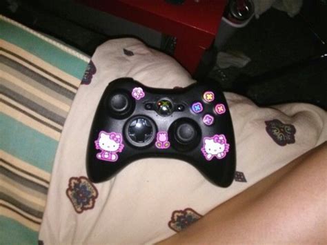 Decked Out My Xbox Controller Hello Kitty Style Xbox Controller