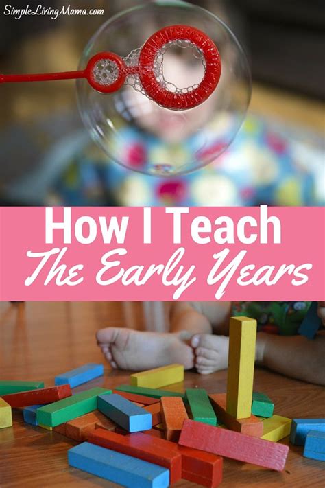How I Teach The Early Years Preschool At Home Simple Living Mama