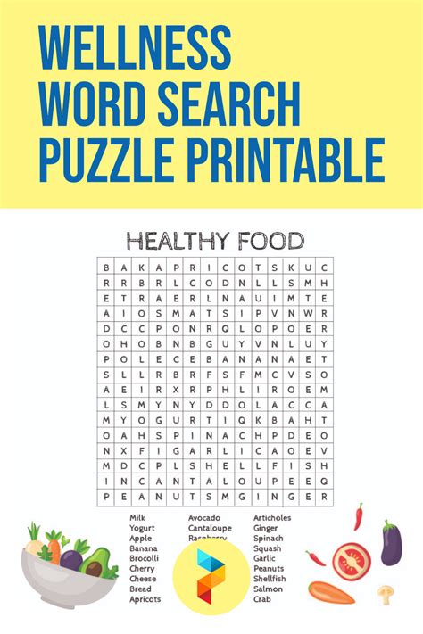 10 Best Wellness Word Search Puzzle Printable Pdf For Free At Printablee