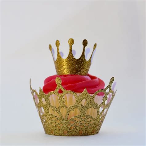 Princess Crown Cupcake Topper Bottle Topper Diy Make Life Lovely