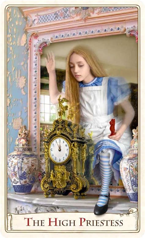 I've also created a free tarot card label/banner half collage. These Alice In Wonderland Tarot Cards Celebrate The 150th Anniversary Of The Book's First ...