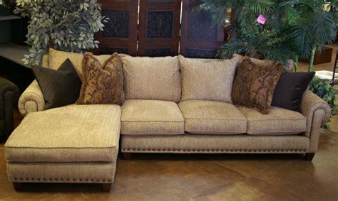 Classic Style Of 2 Piece Sectional Sofa With Chaise With Pillows 
