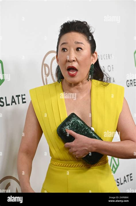 Los Angeles Usa 25th Feb 2023 Sandra Oh At The 34th Annual