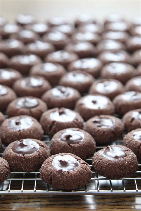 Indulge In These Salty Sweet Chocolate Ganache Thumbprint Cookies
