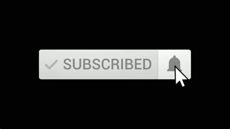 Mouse Clicking A Subscribe Button Stock Footage Video 100