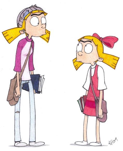 Hey There By Bloochikin On Deviantart Hey Arnold Arnold And Helga