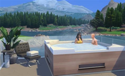 Relish A Relaxing Dip Incredible Hot Tub Cc For The Sims 4
