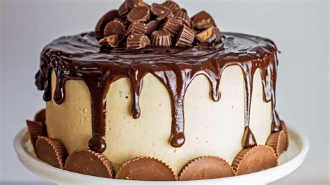 Chocolate Peanut Butter Drip Cake Indulgent Cake Recipe