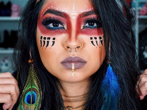 Native American Makeup American Indian Costume Native American Women Native American Indians