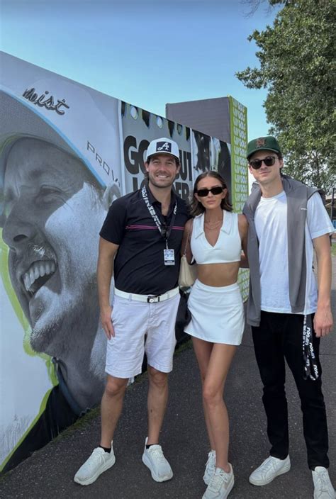 Paulina Gretzky Wears Sultry Set While Supporting Dustin Johnson At